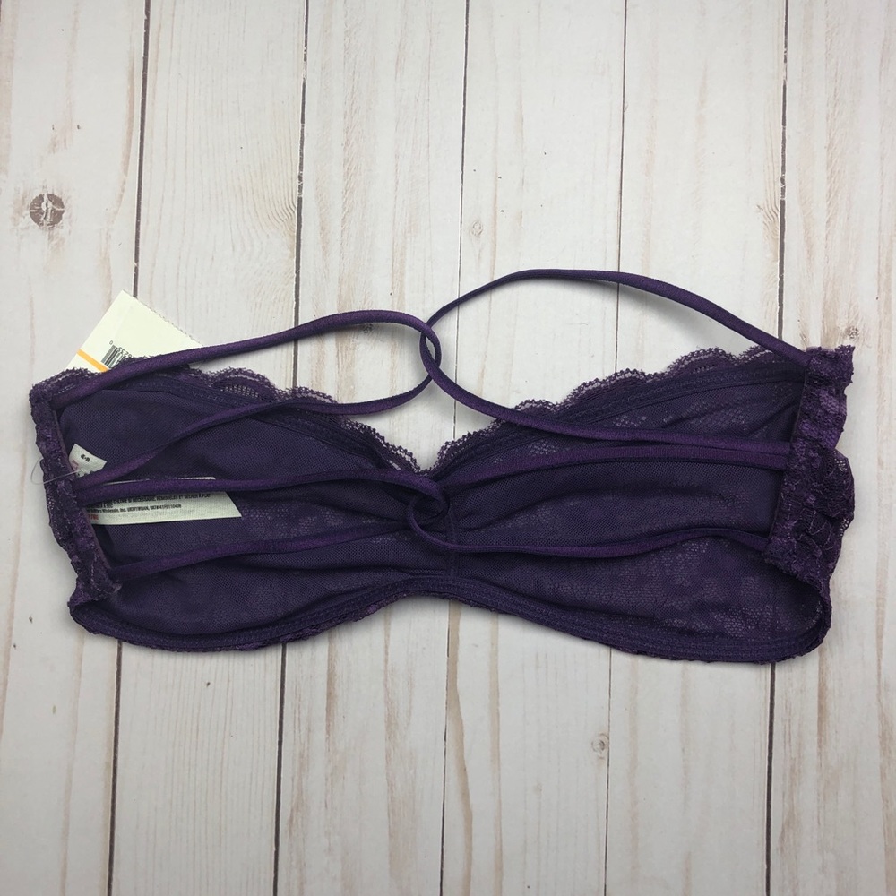 Free People NWT Essential Lace Bandeau - Picture 3 of 4